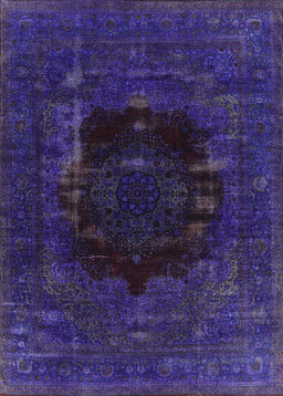 Mid-Century Modern Purple Persian Rug, urb1207