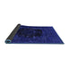 Sideview of Persian Blue Bohemian Rug, urb1207blu