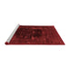 Bohemian Red Washable Rugs