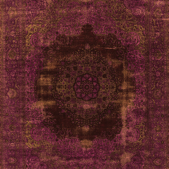 Machine Washable Persian Orange Bohemian Area Rugs, wshurb1207org