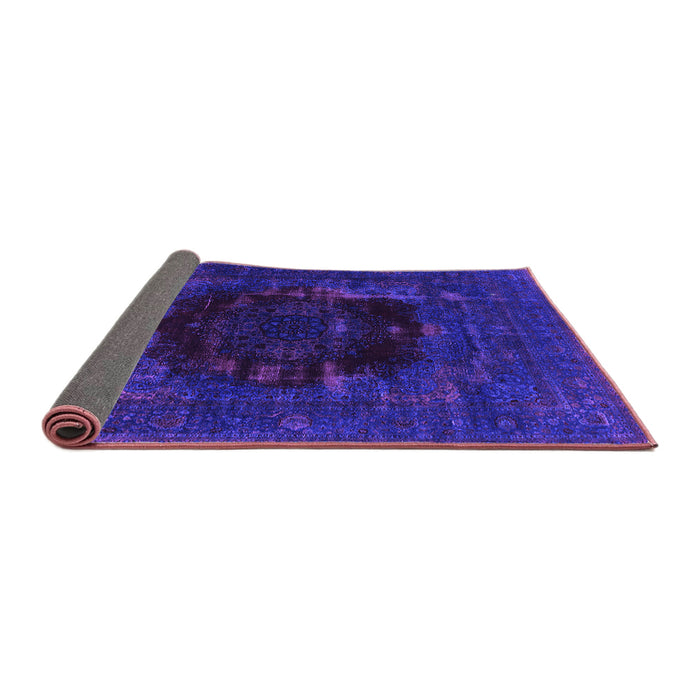 Sideview of Persian Purple Bohemian Rug, urb1207pur