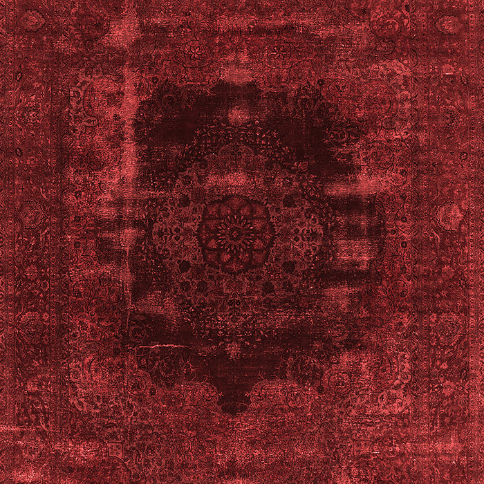 Machine Washable Persian Red Bohemian Rug, wshurb1207red