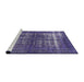 Sideview of Machine Washable Industrial Modern Purple Rug, wshurb1208