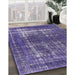Machine Washable Industrial Modern Purple Rug in a Family Room, wshurb1208