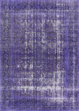 Mid-Century Modern Purple Persian Rug, urb1208