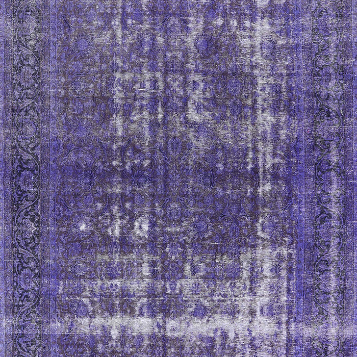 Machine Washable Industrial Modern Purple Rug, wshurb1208