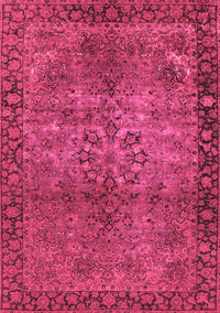 Oriental Pink Industrial Rug, urb1209pnk