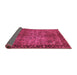 Sideview of Oriental Pink Industrial Rug, urb1209pnk