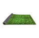 Sideview of Oriental Green Industrial Rug, urb1209grn