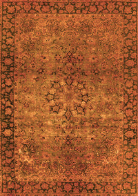 Oriental Orange Industrial Rug, urb1209org