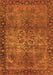 Oriental Orange Industrial Rug, urb1209org