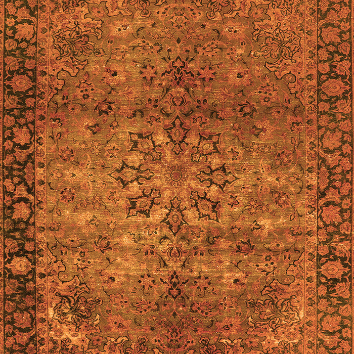 Oriental Orange Industrial Rug, urb1209org