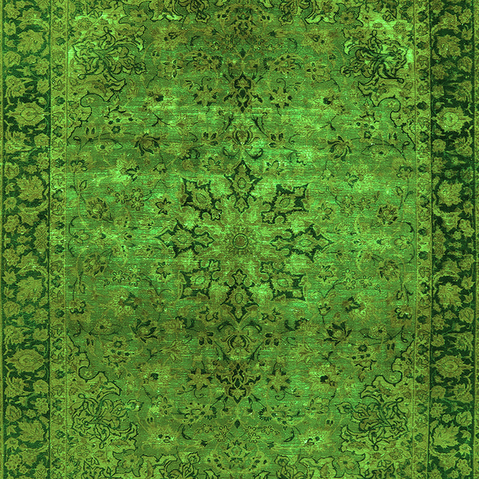 Oriental Green Industrial Rug, urb1209grn