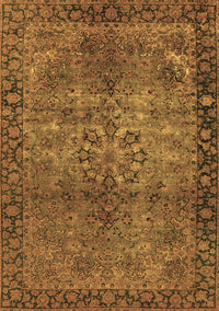 Oriental Brown Industrial Rug, urb1209brn