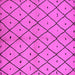 Square Solid Pink Modern Rug, urb1210pnk