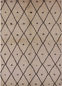 Machine Washable Industrial Modern Dark Almond Brown Rug, wshurb1210