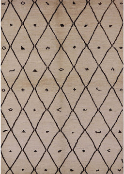 Mid-Century Modern Dark Almond Brown Solid Rug, urb1210