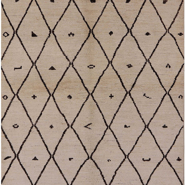 Mid-Century Modern Dark Almond Brown Solid Rug, urb1210