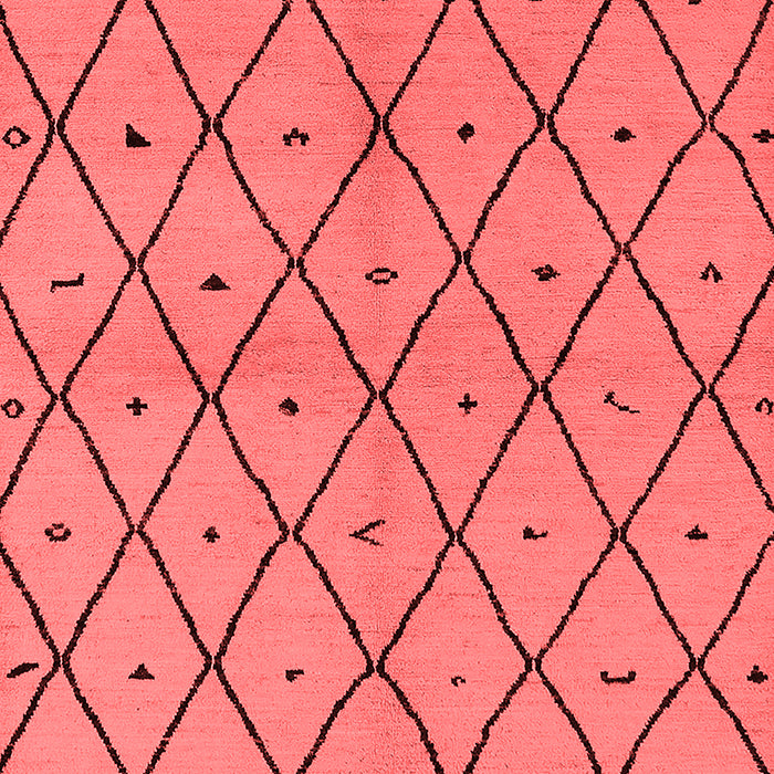 Solid Red Modern Area Rugs