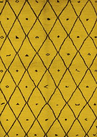 Solid Yellow Modern Rug, urb1210yw