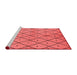 Modern Red Washable Rugs