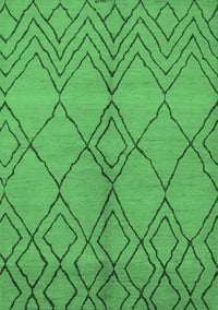 Solid Emerald Green Modern Rug, urb1211emgrn