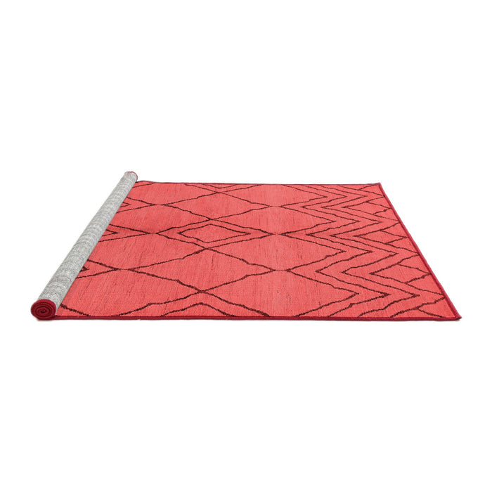 Modern Red Washable Rugs