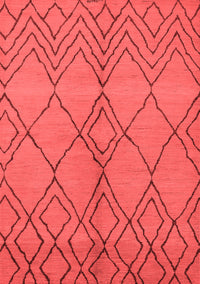 Solid Red Modern Rug, urb1211red