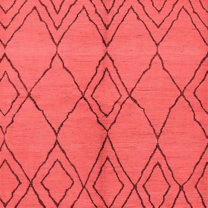 Solid Red Modern Area Rugs