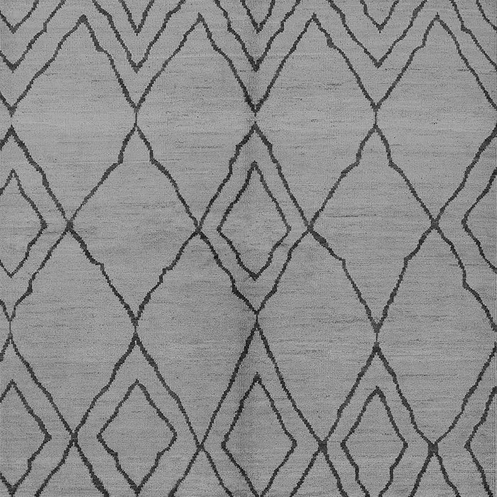 Machine Washable Solid Gray Modern Rug, wshurb1211gry