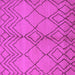 Square Machine Washable Solid Pink Modern Rug, wshurb1211pnk