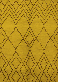 Solid Yellow Modern Rug, urb1211yw