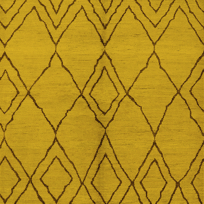 Solid Yellow Modern Rug, urb1211yw