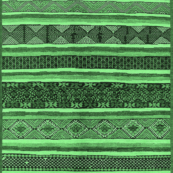 Machine Washable Solid Emerald Green Modern Area Rugs, wshurb1212emgrn