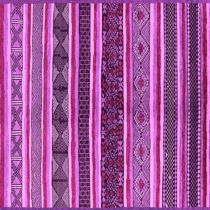 Square Solid Pink Modern Rug, urb1212pnk