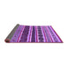 Sideview of Solid Purple Modern Rug, urb1212pur