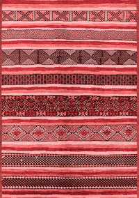 Solid Red Modern Rug, urb1212red