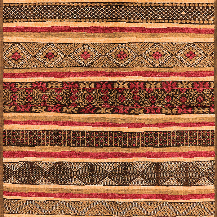 Machine Washable Solid Orange Modern Area Rugs, wshurb1212org