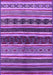 Machine Washable Solid Purple Modern Area Rugs, wshurb1212pur