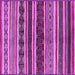 Square Machine Washable Solid Pink Modern Rug, wshurb1212pnk