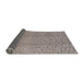 Sideview of Mid-Century Modern Sandstone Brown Solid Rug, urb1213