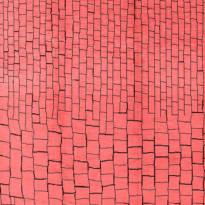 Solid Red Modern Area Rugs