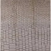 Square Mid-Century Modern Sandstone Brown Solid Rug, urb1213