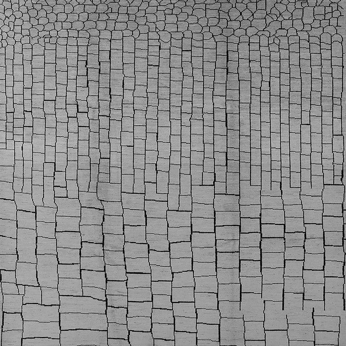 Square Machine Washable Solid Gray Modern Rug, wshurb1213gry