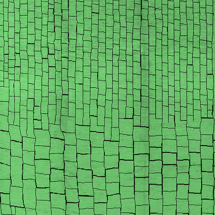 Solid Emerald Green Modern Rug, urb1213emgrn