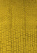 Solid Yellow Modern Rug, urb1213yw