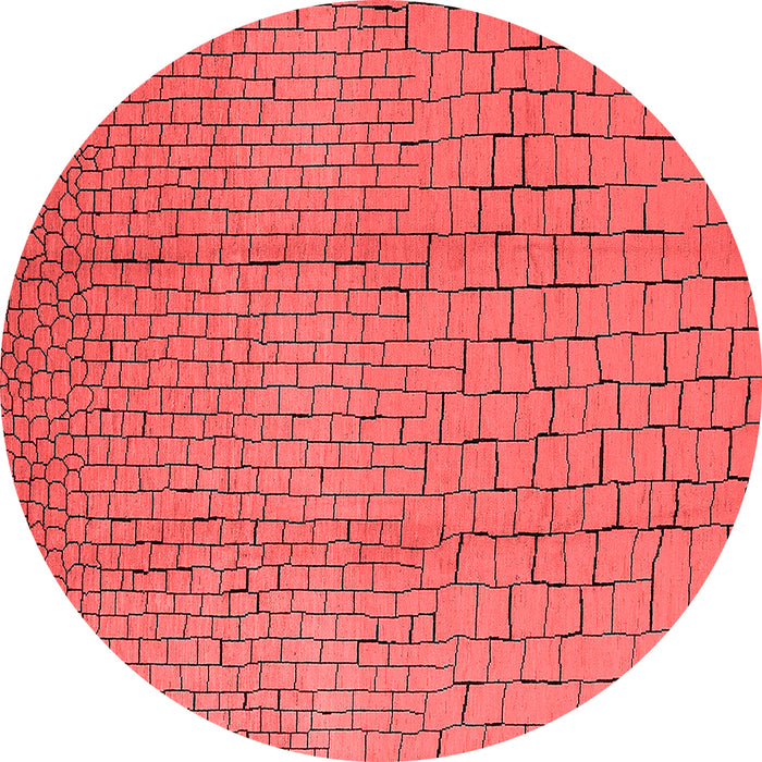 Machine Washable Solid Red Modern Rug, wshurb1213red