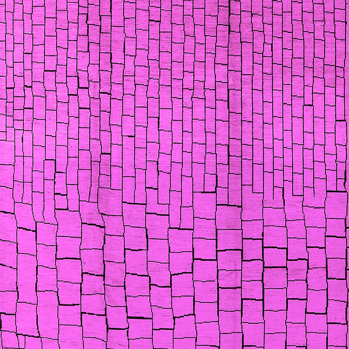 Machine Washable Solid Pink Modern Rug, wshurb1213pnk