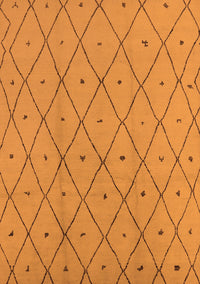 Solid Orange Modern Rug, urb1214org