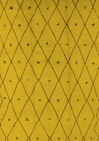 Solid Yellow Modern Rug, urb1214yw